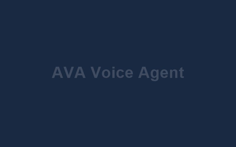 AVA AI voice agent — Veteran MortgageOne